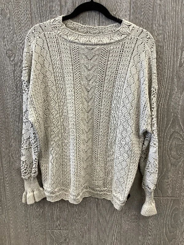 Sale Event Sweater By Cme In Grey, Size: M