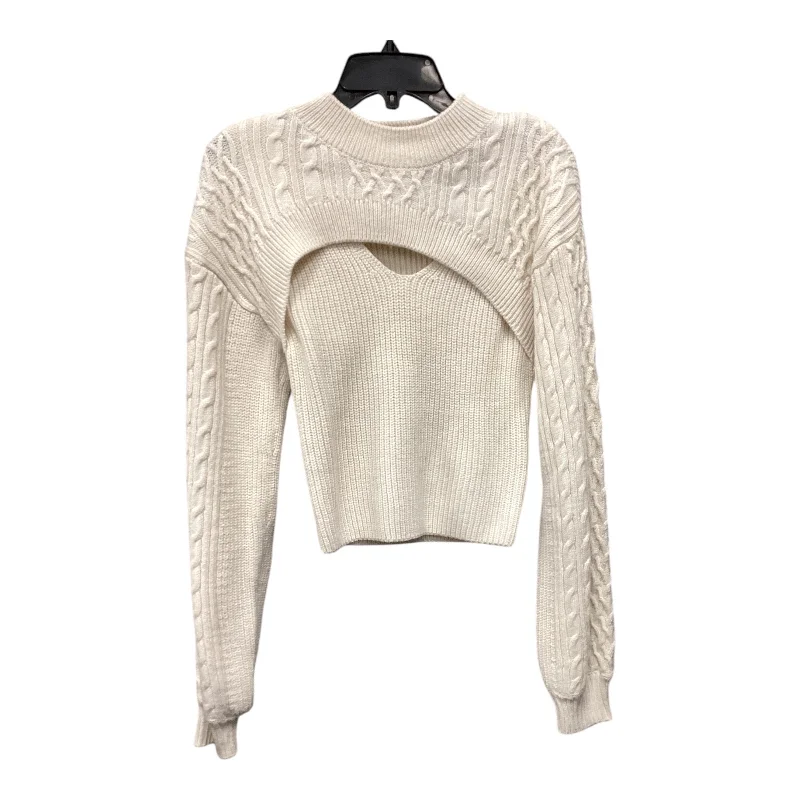 Super Deal Sweater By H&m In Cream, Size: S