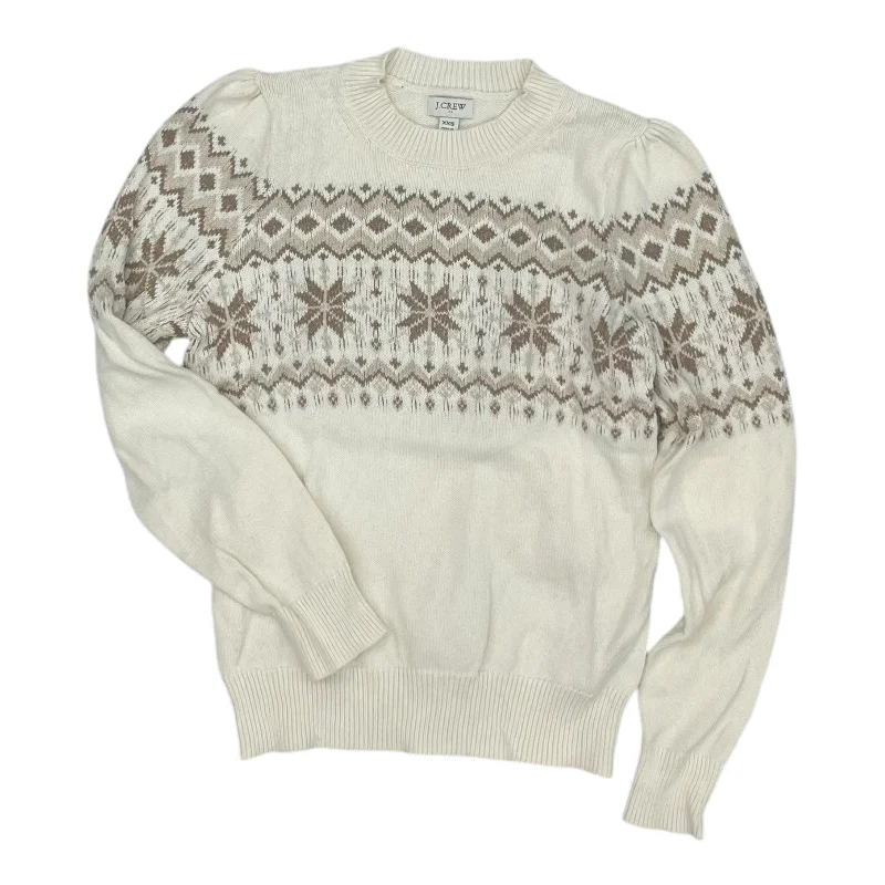 Discount Deals Sweater By J. Crew In Cream, Size:Xxs
