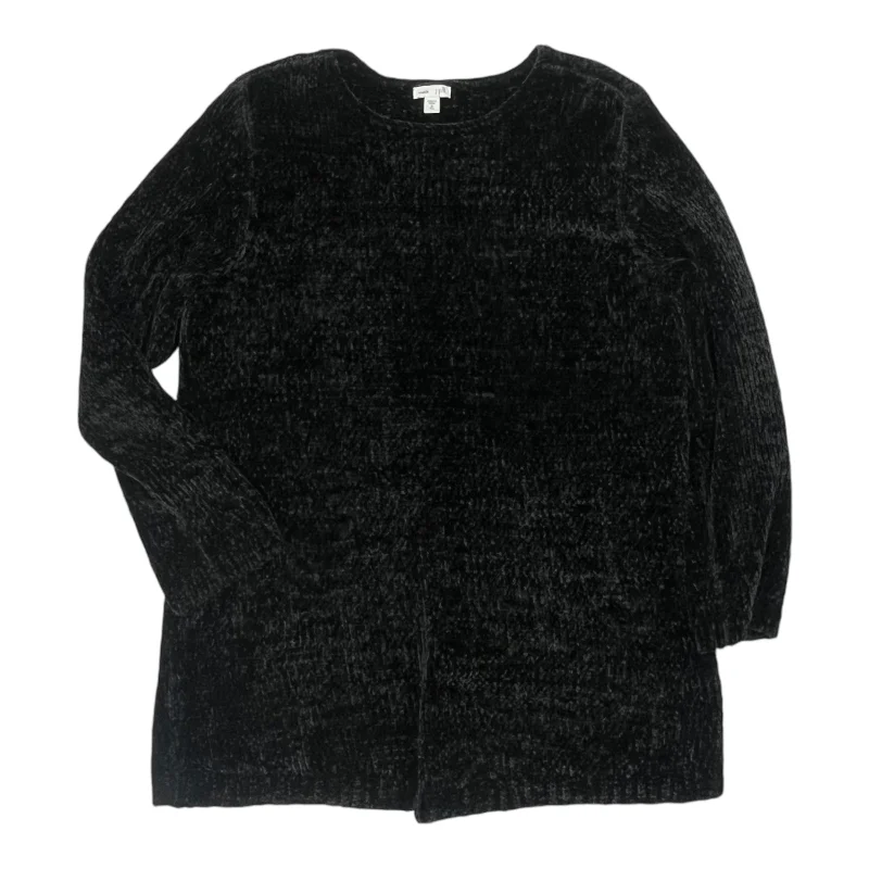 Midnight Madness Sweater By J. Jill In Black, Size:M