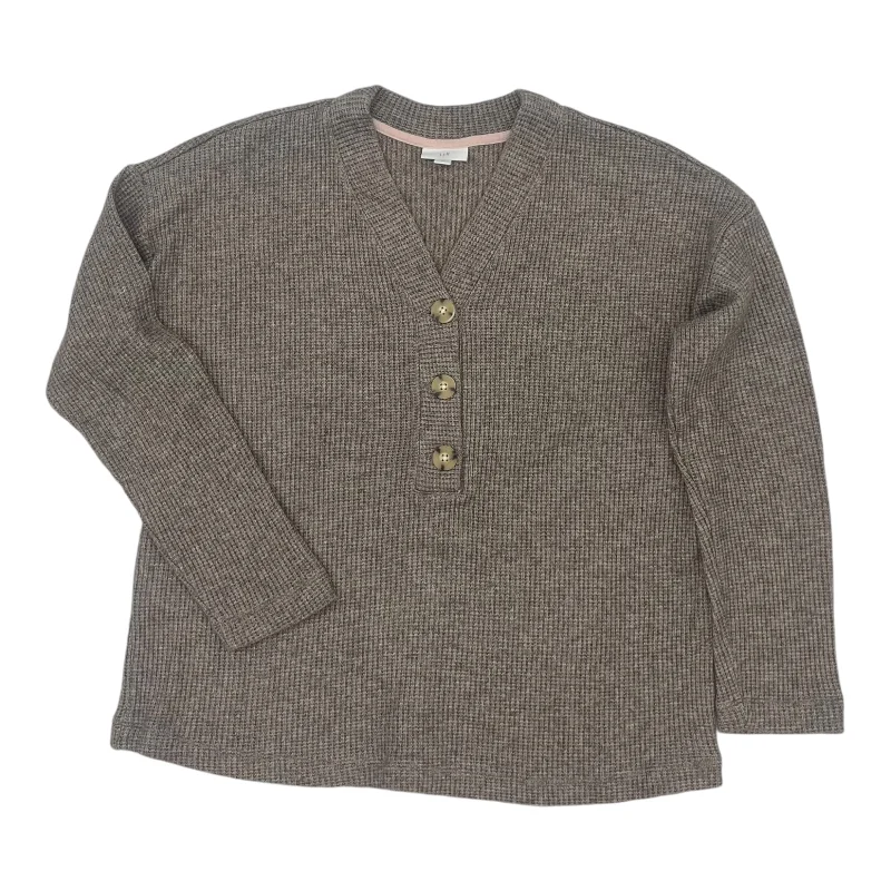 Price Cut Sweater By J. Jill In Taupe, Size:M