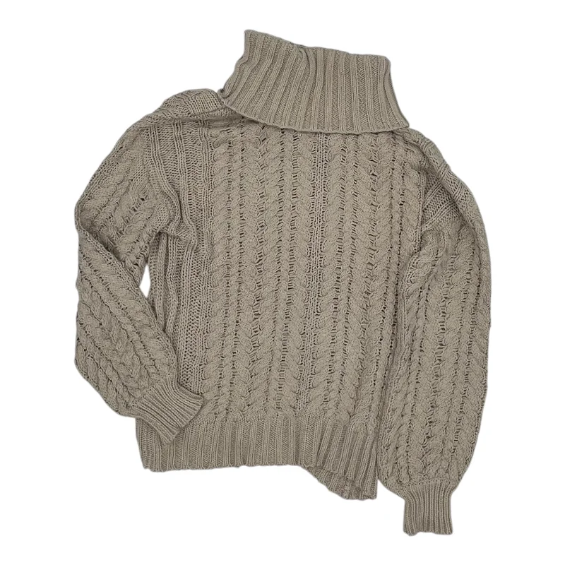 Act Fast Sweater By John + Jenn In Tan, Size:M