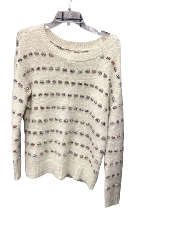 Limited Edition Sweater By Loft O In Cream, Size: L