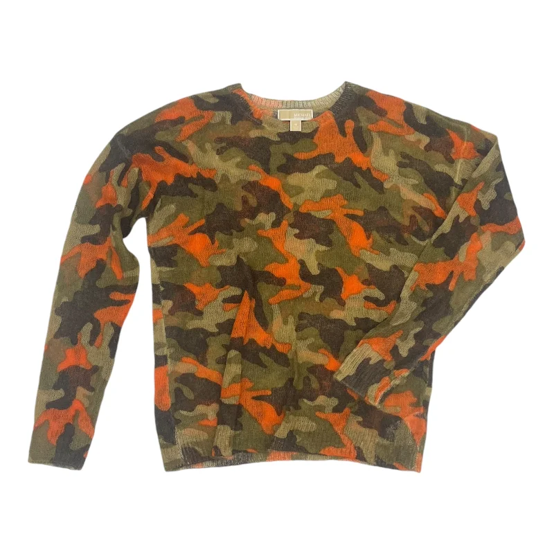 Final Clearance Sweater By Michael Kors In Camouflage Print, Size:M