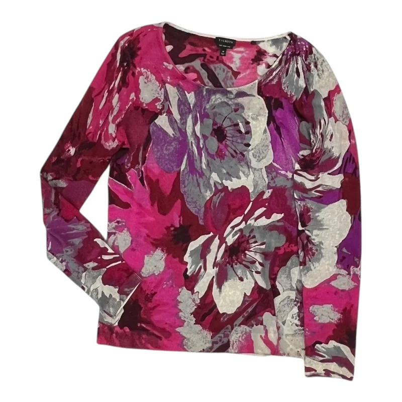 New Arrival Sweater By Talbots In Pink, Size:M