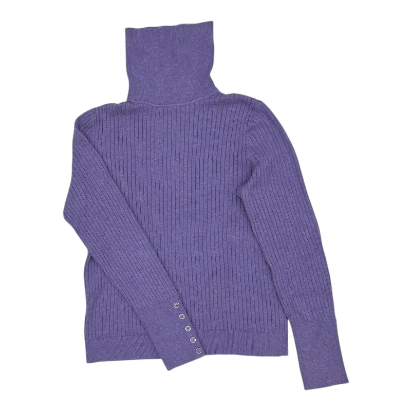 Shop and Save Sweater By Talbots In Purple, Size:M
