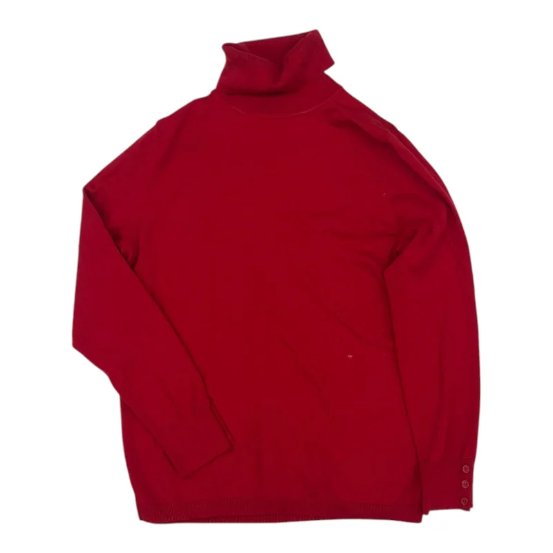 Weekend Deal Sweater By Talbots In Red, Size:L