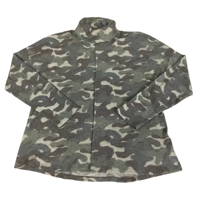 Major Savings Sweater By Vince Camuto In Camouflage Print, Size: L