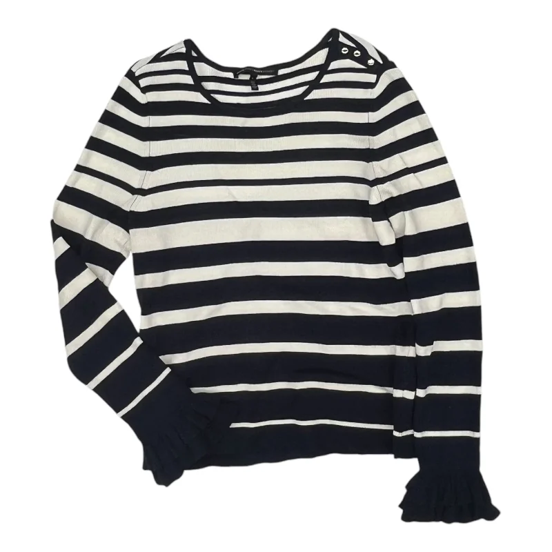 Reduced Prices Sweater By White House Black Market In Blue & White, Size:L