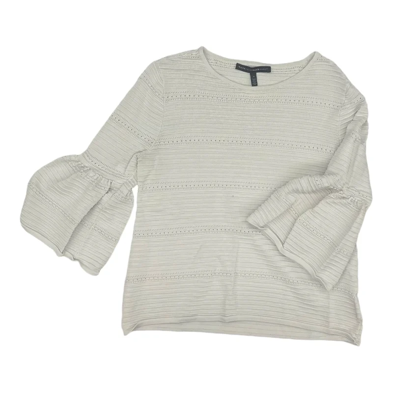 Huge Discounts Sweater By White House Black Market In White, Size:S