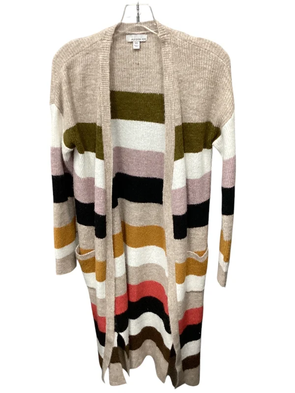 Early Access Sweater Cardigan By Allison Joy In Striped, Size: Xs