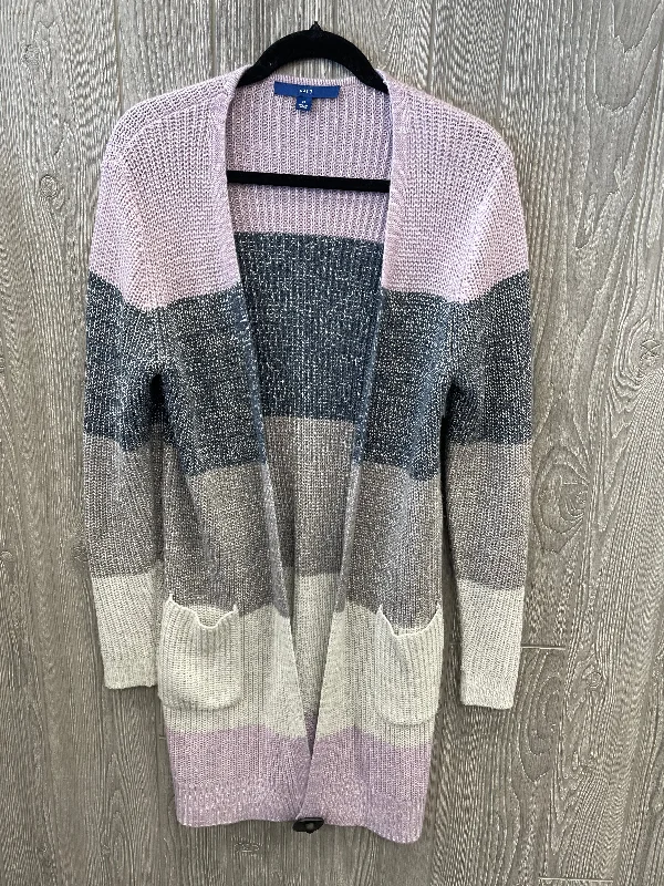 Great Deals Sweater Cardigan By Apt 9 In Blue & Purple, Size: M