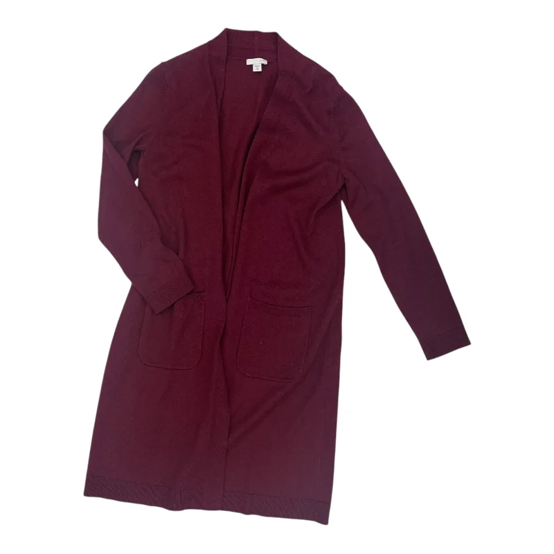 Bonus Savings Sweater Cardigan By J. Jill In Maroon, Size:Xsp