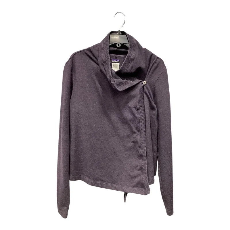 Super Sale Sweater Cardigan By Patagonia In Purple, Size: L