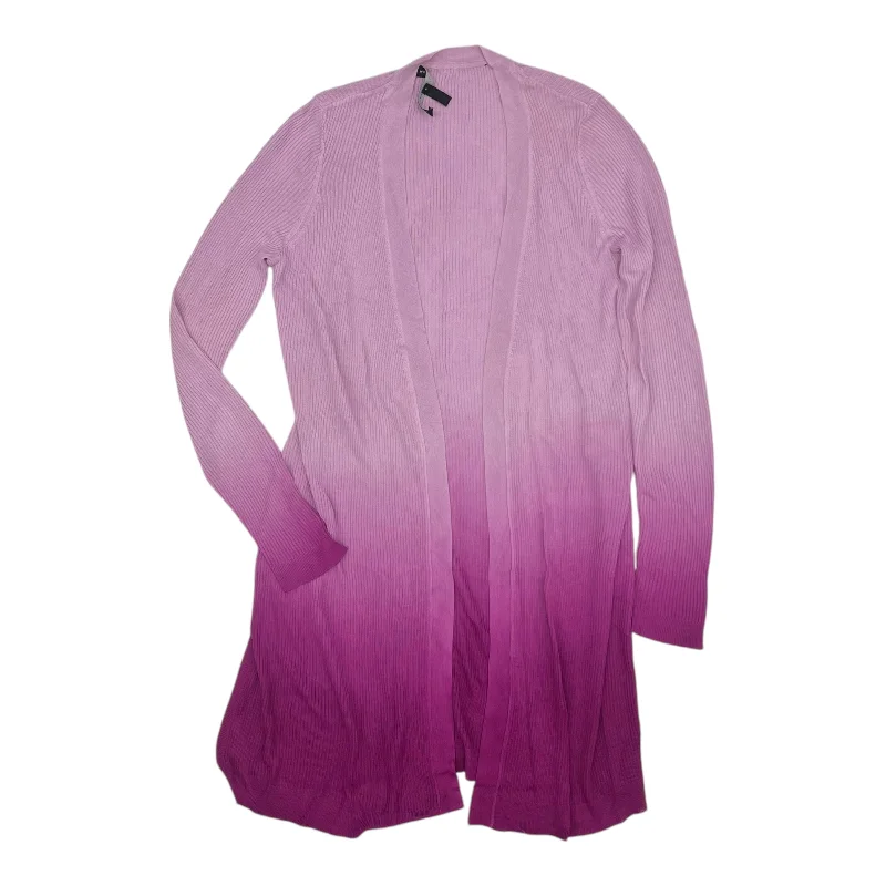 Take Advantage Sweater Cardigan By White House Black Market In Purple, Size:Xs