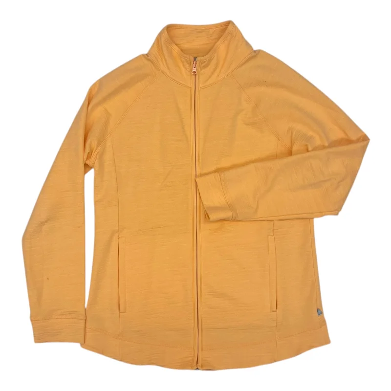 Unmissable Offer Sweatshirt Collar By Talbots In Orange, Size:M
