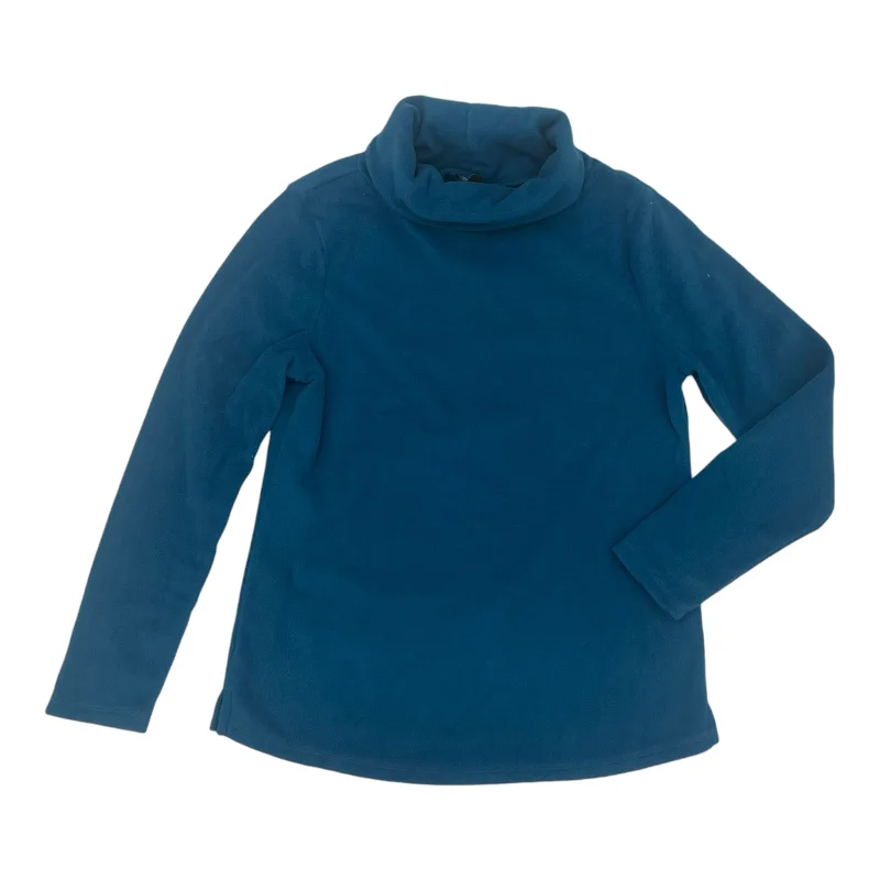Daily Deals Sweatshirt Collar By Talbots In Teal, Size:S