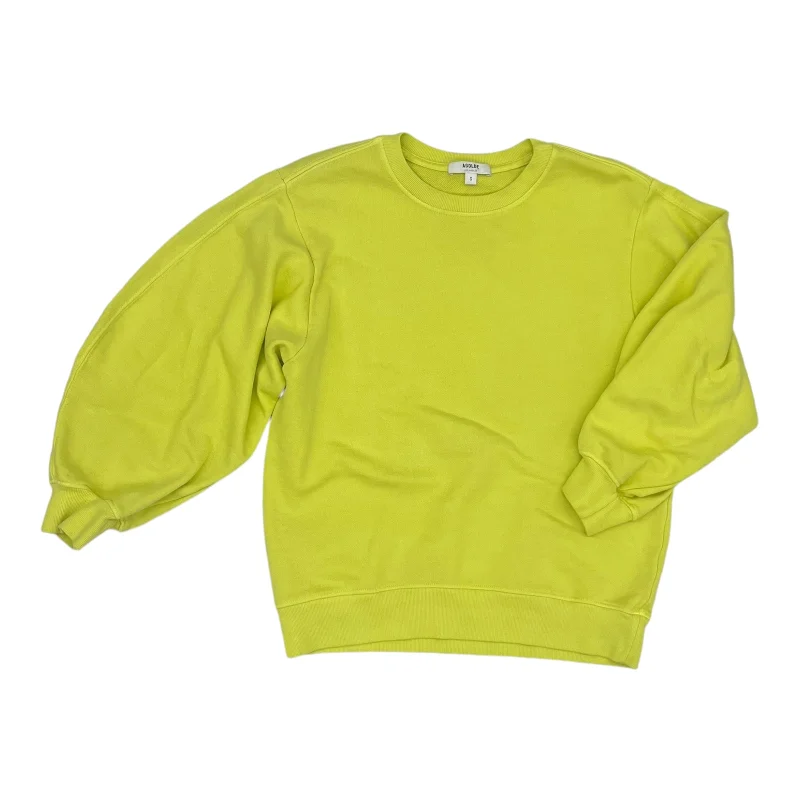 Price Cut Sweatshirt Crewneck By Agolde In Green, Size:S