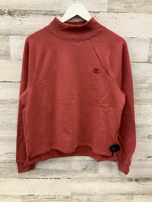 Limited Time Sweatshirt Crewneck By Champion In Orange, Size: M