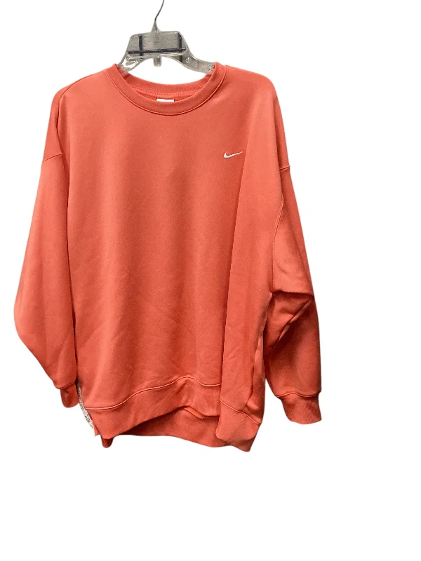 Don't Miss Sweatshirt Crewneck By Nike In Coral, Size: Xl