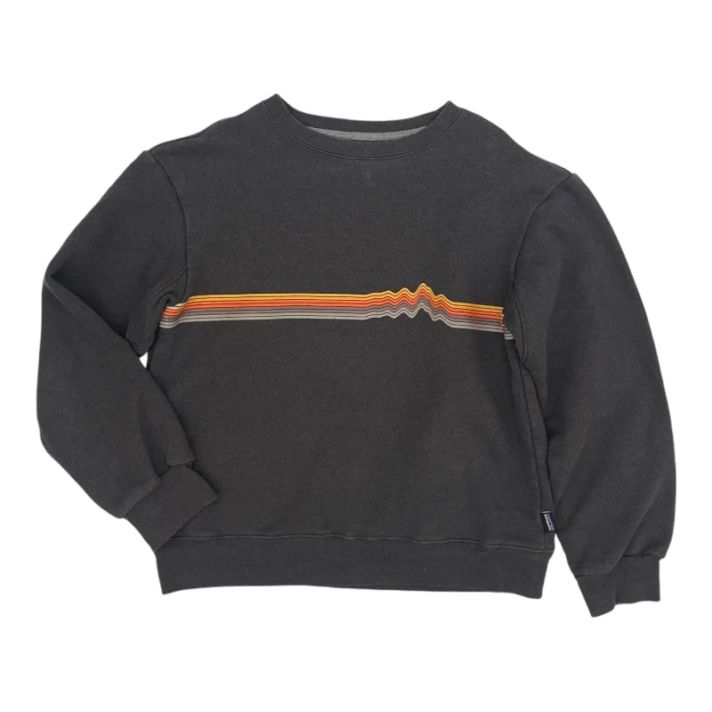 Daily Deals Sweatshirt Crewneck By Patagonia In Grey, Size:S