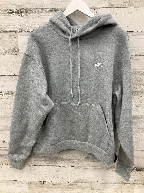 The Best Prices Sweatshirt Hoodie By Nike In Grey, Size: M
