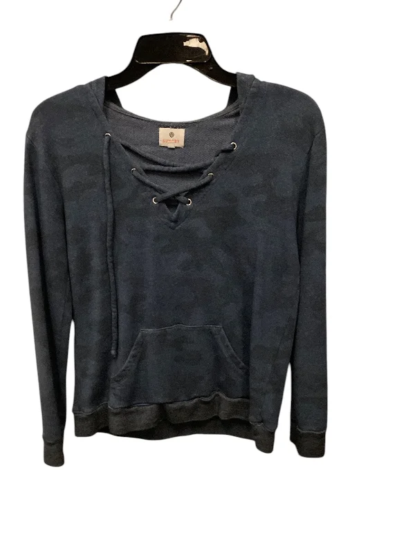 Savings Bonanza Sweatshirt Hoodie By Sundry In Blue, Size: 0