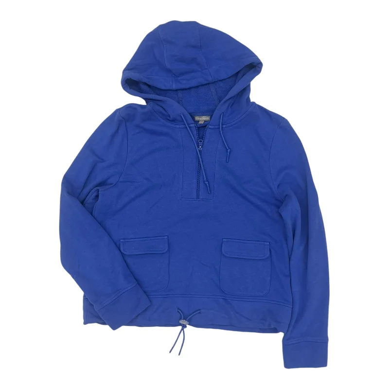 YEAR-End Sale Sweatshirt Hoodie By Talbots In Blue, Size:L