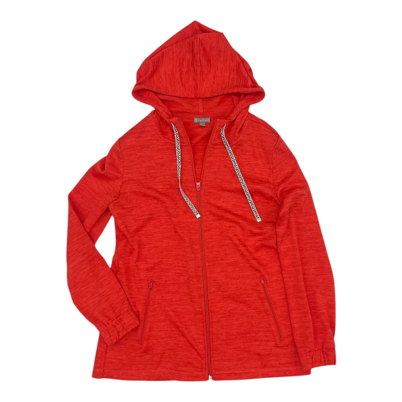 Deal Dash Sweatshirt Hoodie By Talbots In Orange, Size:S