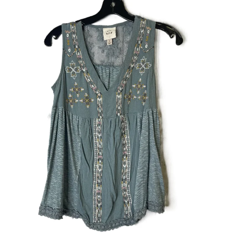 Price Drop Teal Top Sleeveless By Knox Rose, Size: S