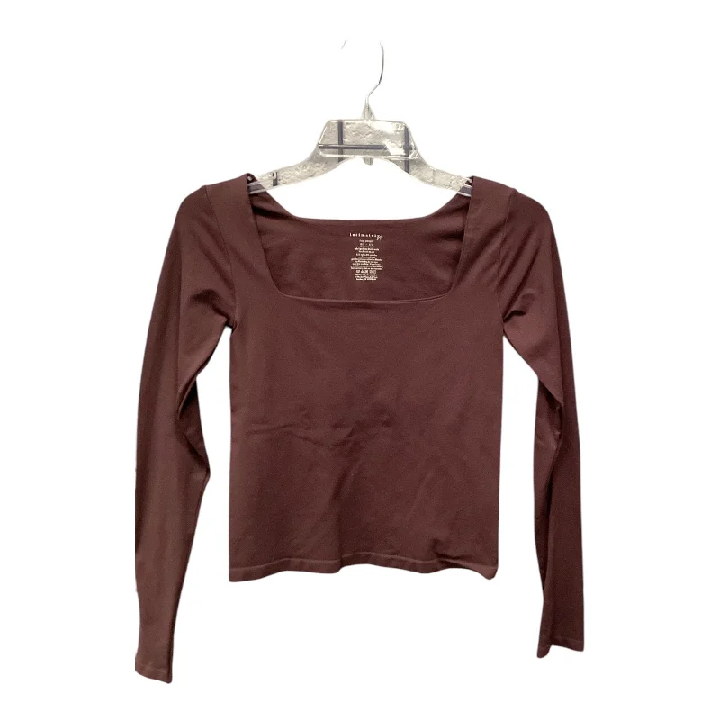 Exclusive Savings Top 3/4 Sleeve By Free People In Brown, Size: M