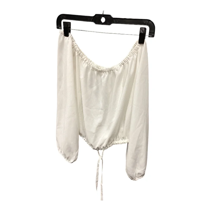 Final Clearance Top 3/4 Sleeve By Wilfred In White, Size: M