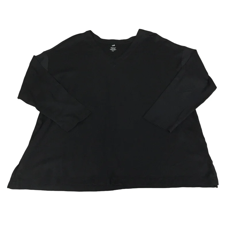 Customer Appreciation Sale Top Long Sleeve Basic By J. Jill In Black, Size: Xl