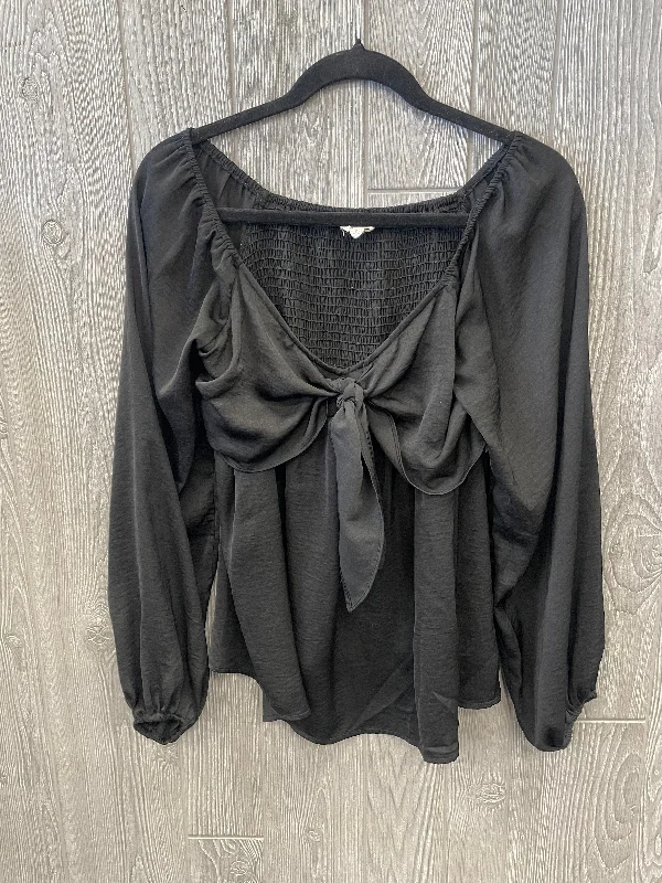 Daily Deals Top Long Sleeve By 143 Story In Black, Size: S