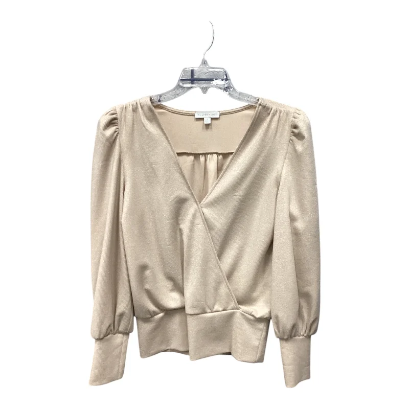 Instant Discount Top Long Sleeve By Allison Joy In Gold, Size: S