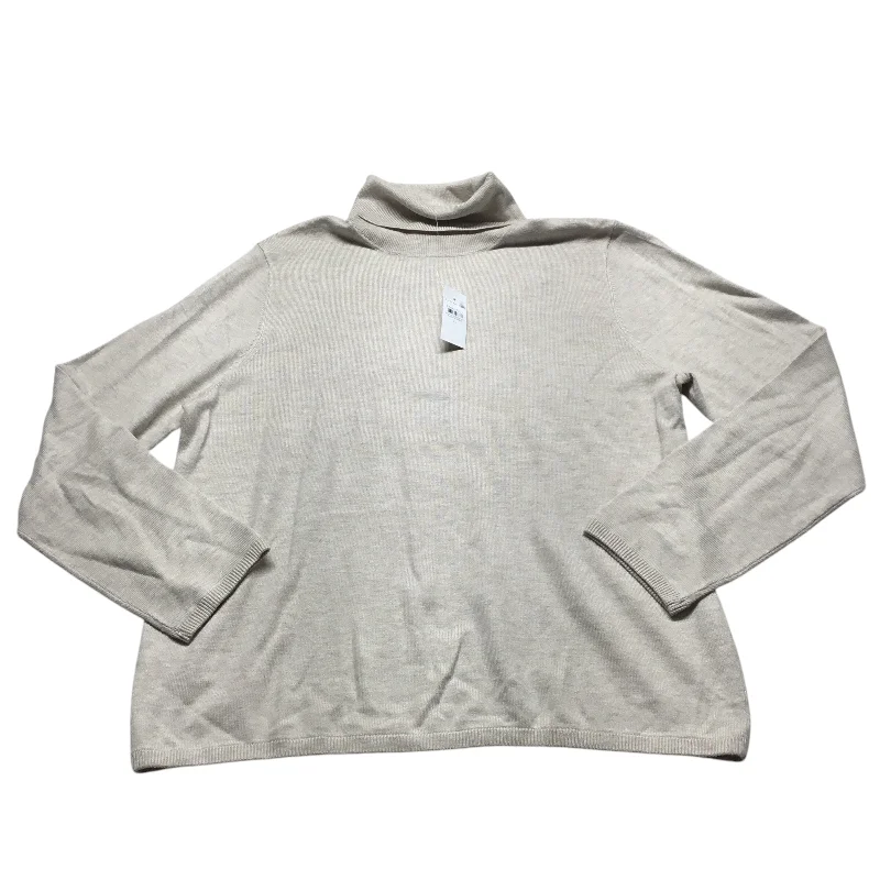 Limited Time Offer Top Long Sleeve By Ann Taylor In Tan, Size: Xl