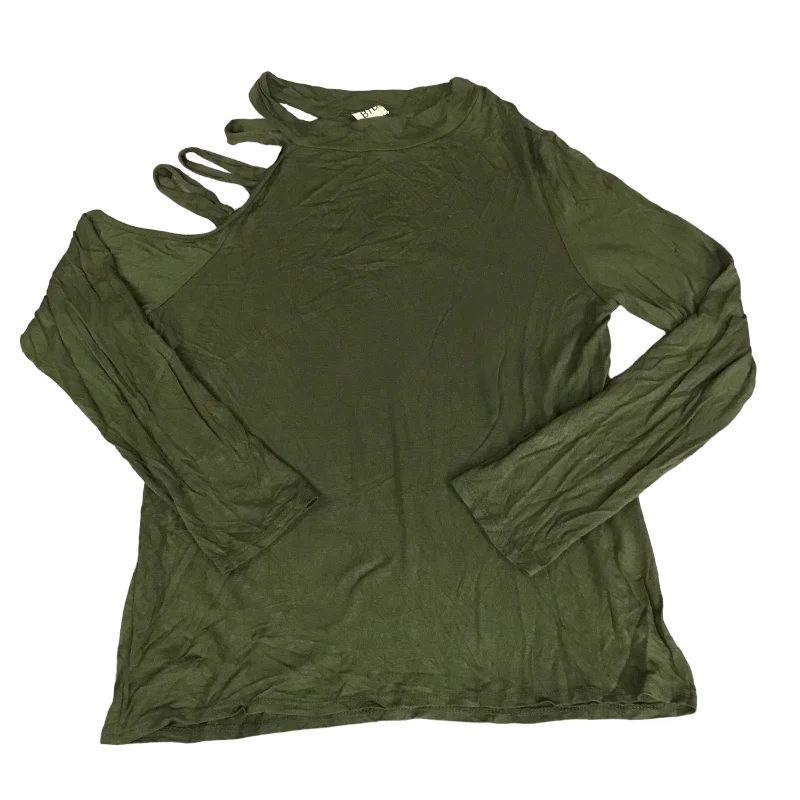 Fantastic Offers Top Long Sleeve By Bibi In Olive, Size: L