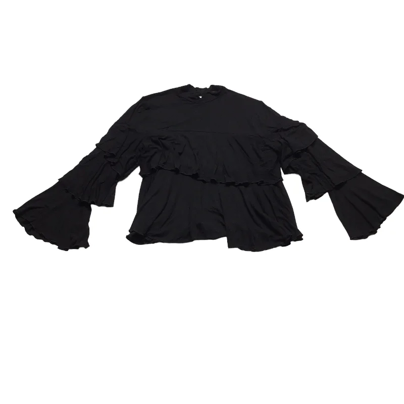 Special Promotion Top Long Sleeve By Cha Cha Vente In Black, Size: S