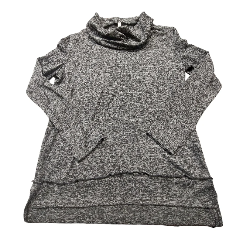 Price Buster Top Long Sleeve By Cmc In Black & Grey, Size: M