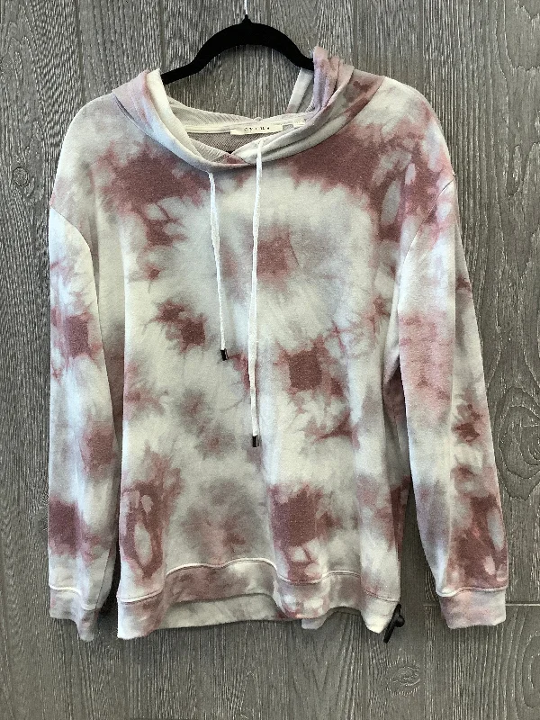 Great Deals Top Long Sleeve By Cyrus Knits In Tie Dye Print, Size: M