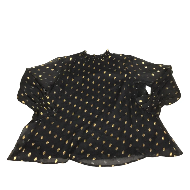 Weekend Deal Top Long Sleeve By Lane Bryant In Black, Size: 16