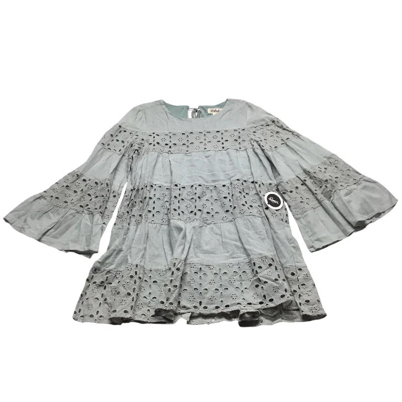 Big Discounts Top Long Sleeve By Listicle In Blue, Size: L
