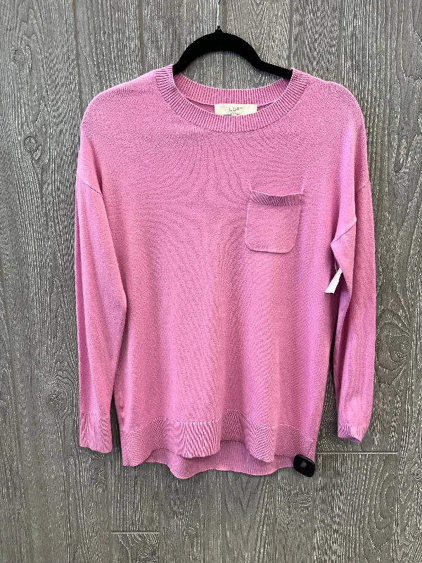 Weekend Deal Top Long Sleeve By Loft In Pink, Size: Xs