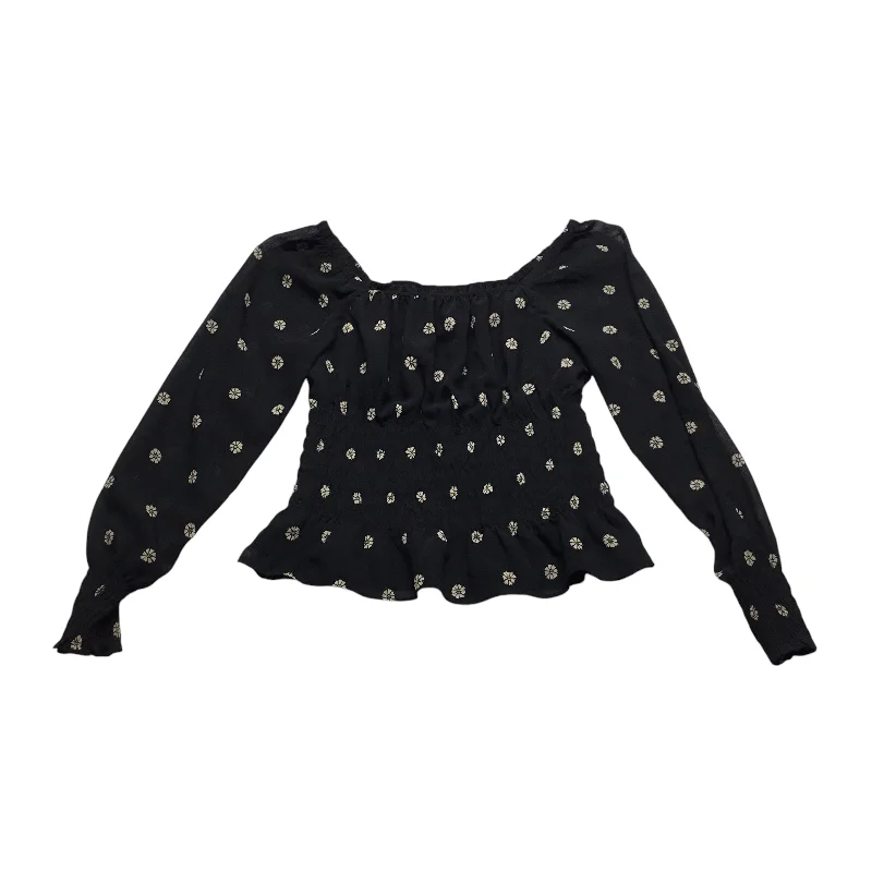 Can't Be Beat Top Long Sleeve By Madewell In Black, Size: S