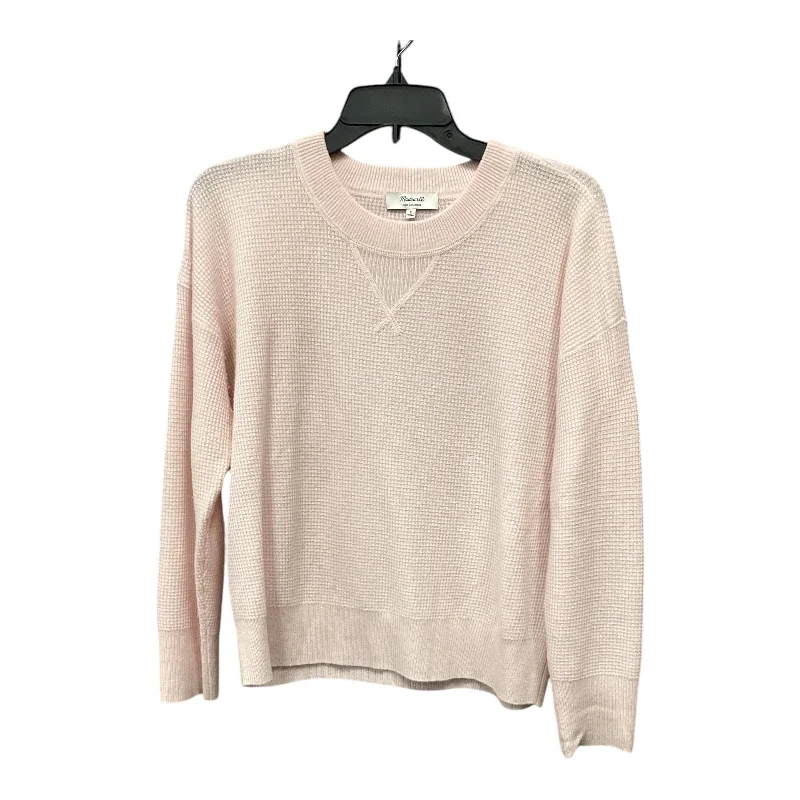 New Arrival Top Long Sleeve By Madewell In Pink, Size: S