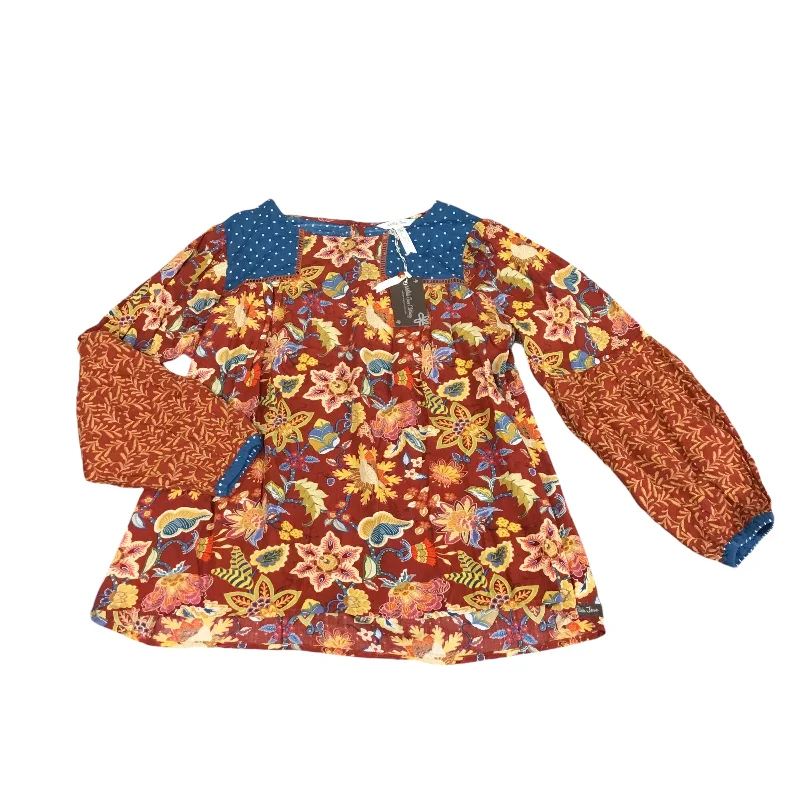 Take Advantage Top Long Sleeve By Matilda Jane In Multi-colored, Size: S