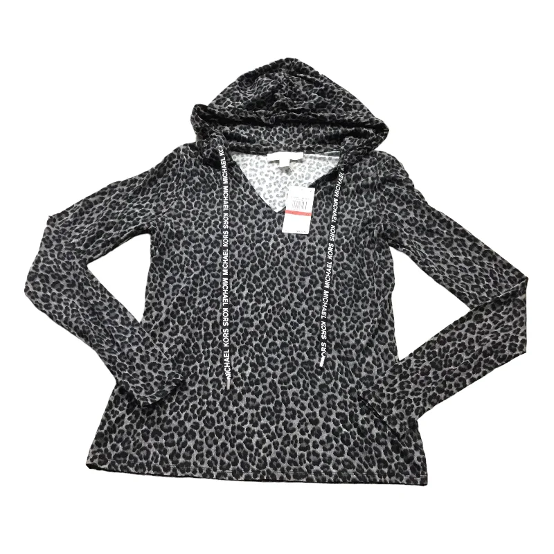 Final Clearance Top Long Sleeve By Michael By Michael Kors In Animal Print, Size: Xs