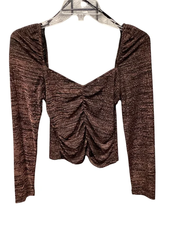Special Discount Top Long Sleeve By Minkpink In Sparkles, Size: M