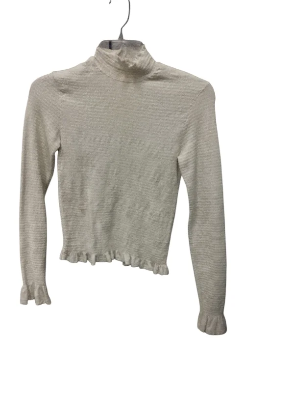 Deal of the Day Top Long Sleeve By Nation In White, Size: Xs
