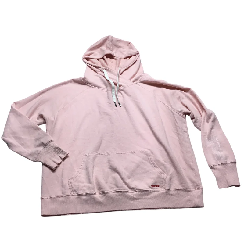 Holiday Sale Top Long Sleeve By Peace Love World In Pink, Size: L